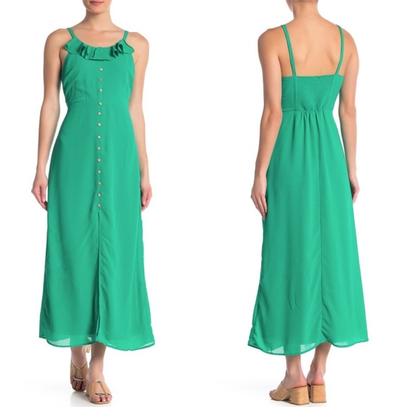 Spense Button Front Dress, New - Picture 1 of 5